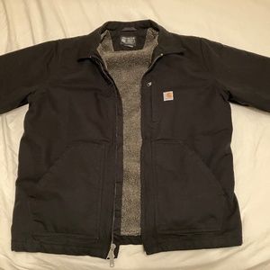 Carhartt Coat - LOOSE FIT WASHED DUCK SHERPA-LINED